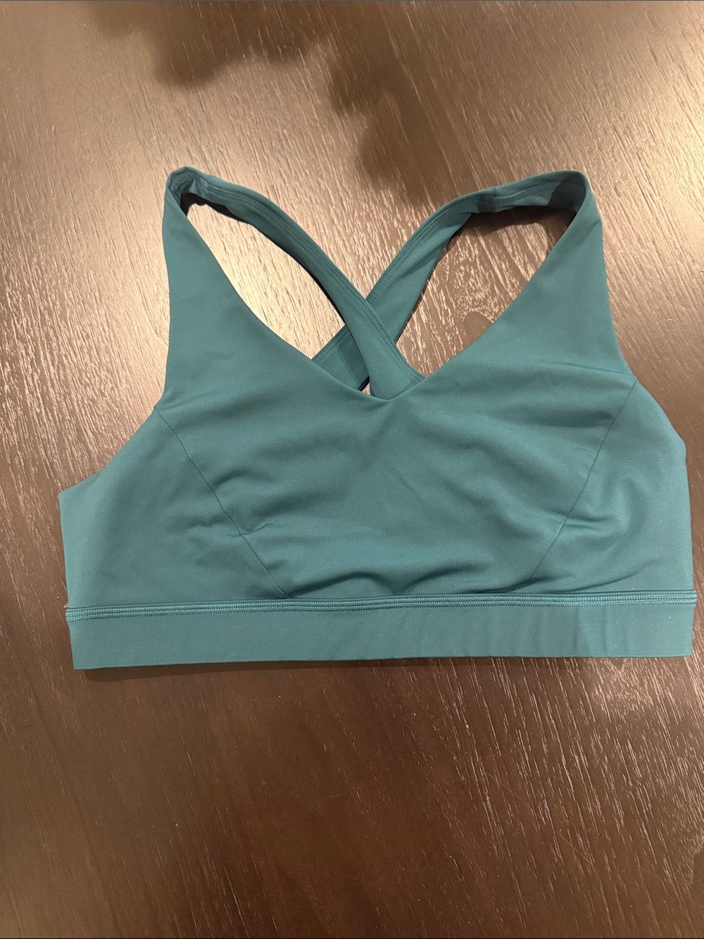 lululemon athletica Teal Cross-Back Lightweight Sports Bra